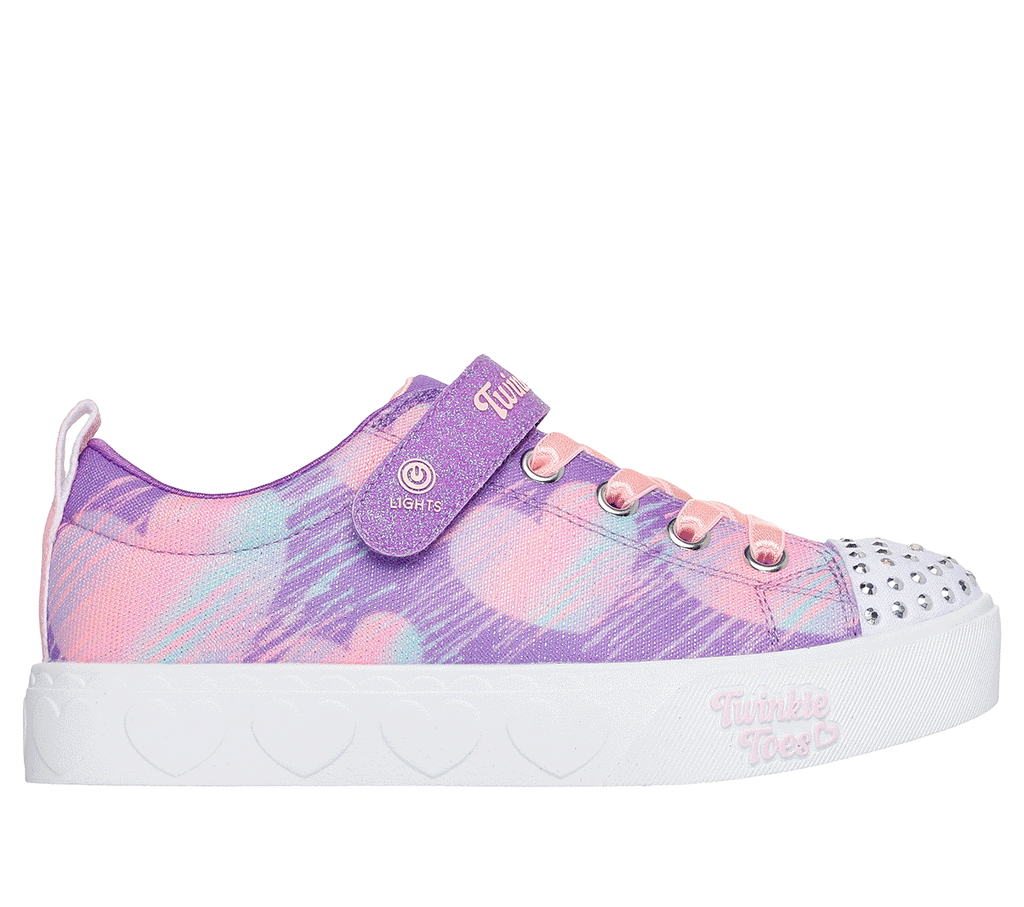 Twinkle Toes: Heart Steps - Heart Sketch, PURPLE / MULTI