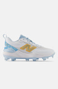 New Balance Women's Velo v5 Molded Athletic Shoes - White/Team Sky Blue And Gold